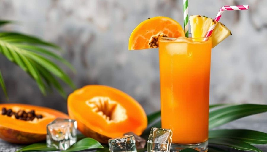 🍹 Mocktail cu Papaya