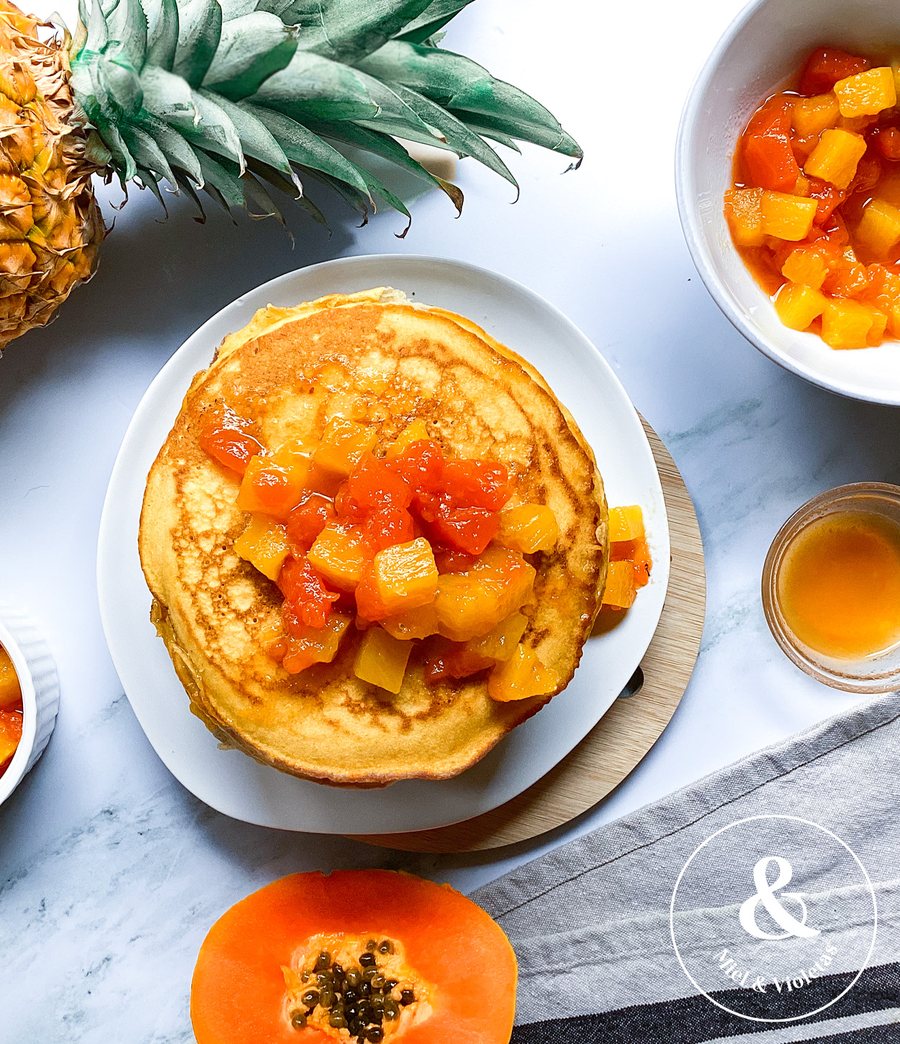 🥞 Clătite cu Papaya și miere