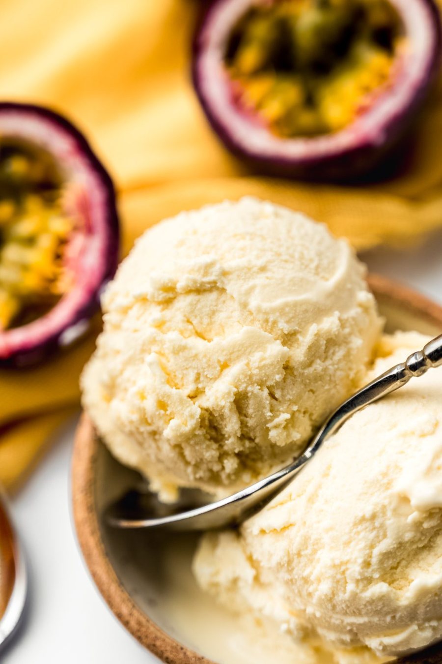 🍨 Înghețată de Fructul pasiunii de casă