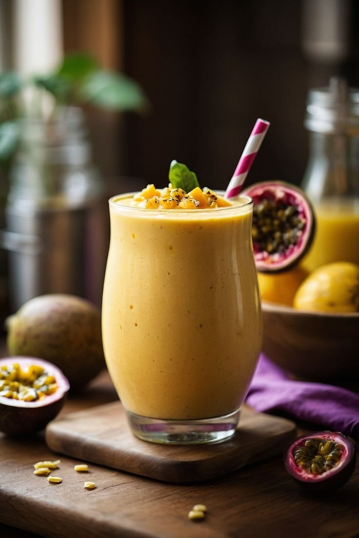 🥤 Smoothie de Fructul pasiunii și banane