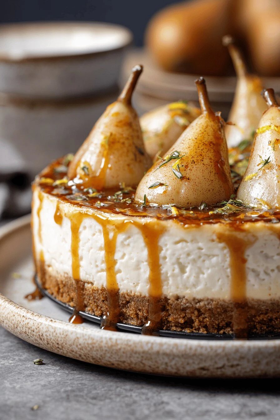 🍰 Cheesecake cu Păr