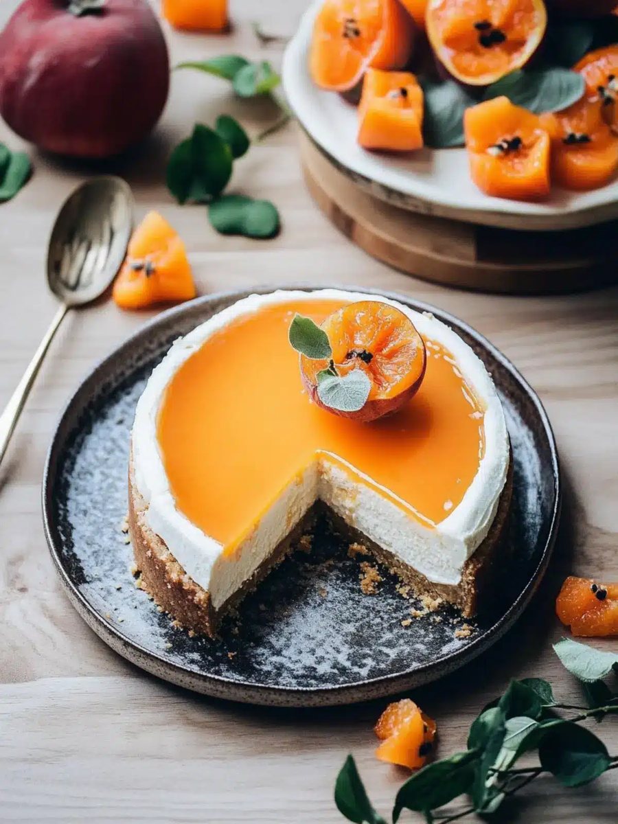 🍰 Cheesecake cu Kaki