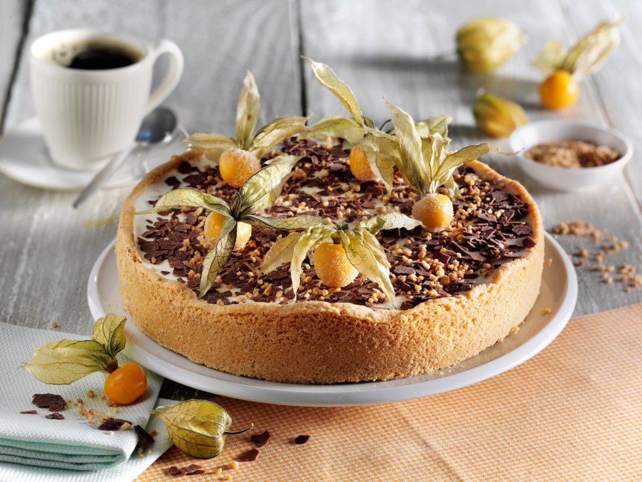 🥧 Tartă cu Physalis și cremă de vanilie