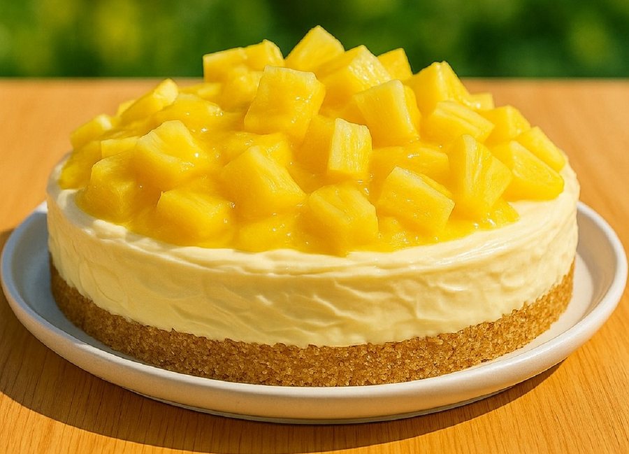 🍰 Cheesecake cu Ananas