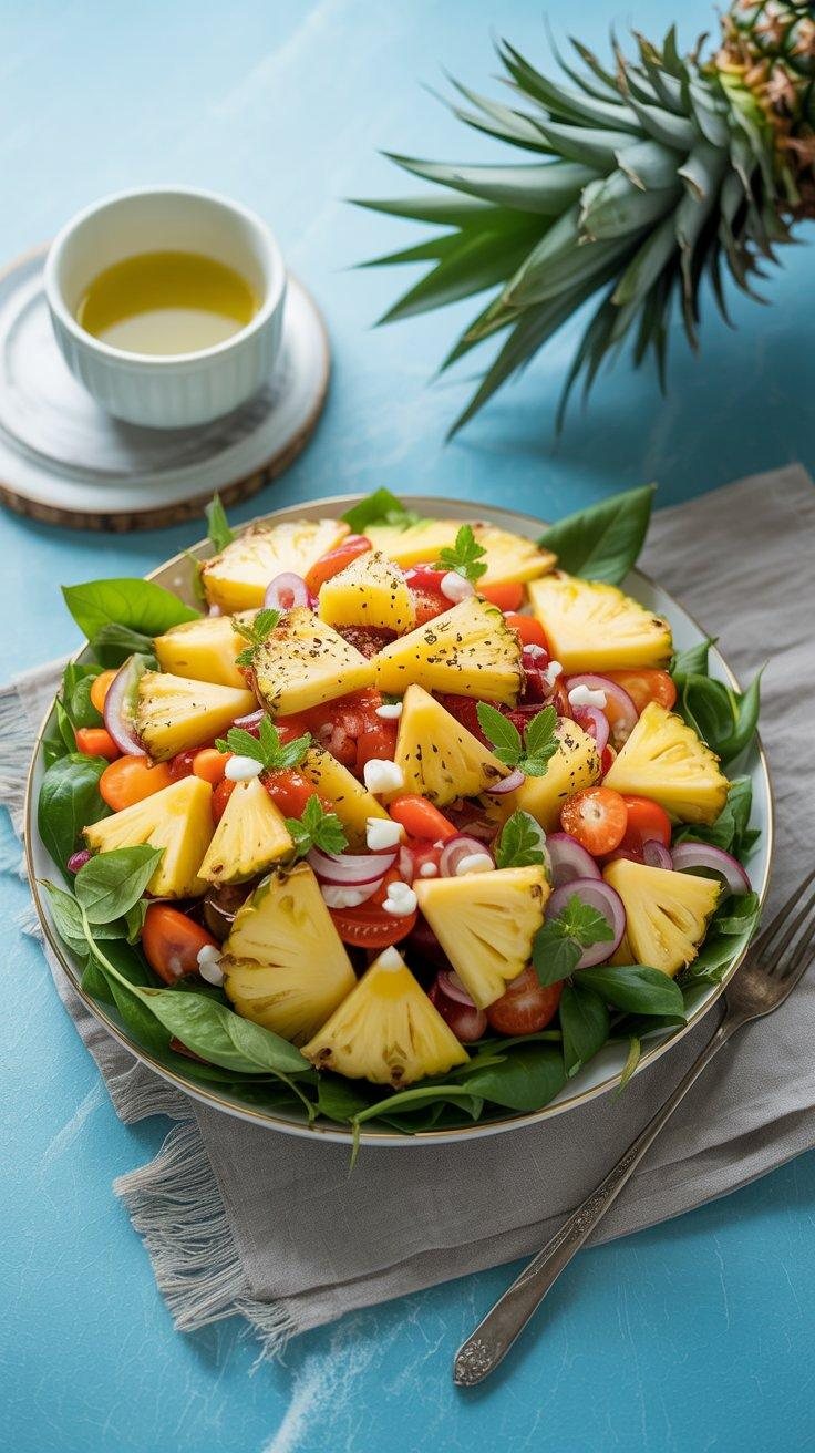 🥗 Salată cu Ananas și nuci