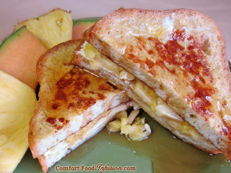 🥪 Sandviș cu brânză și Ananas