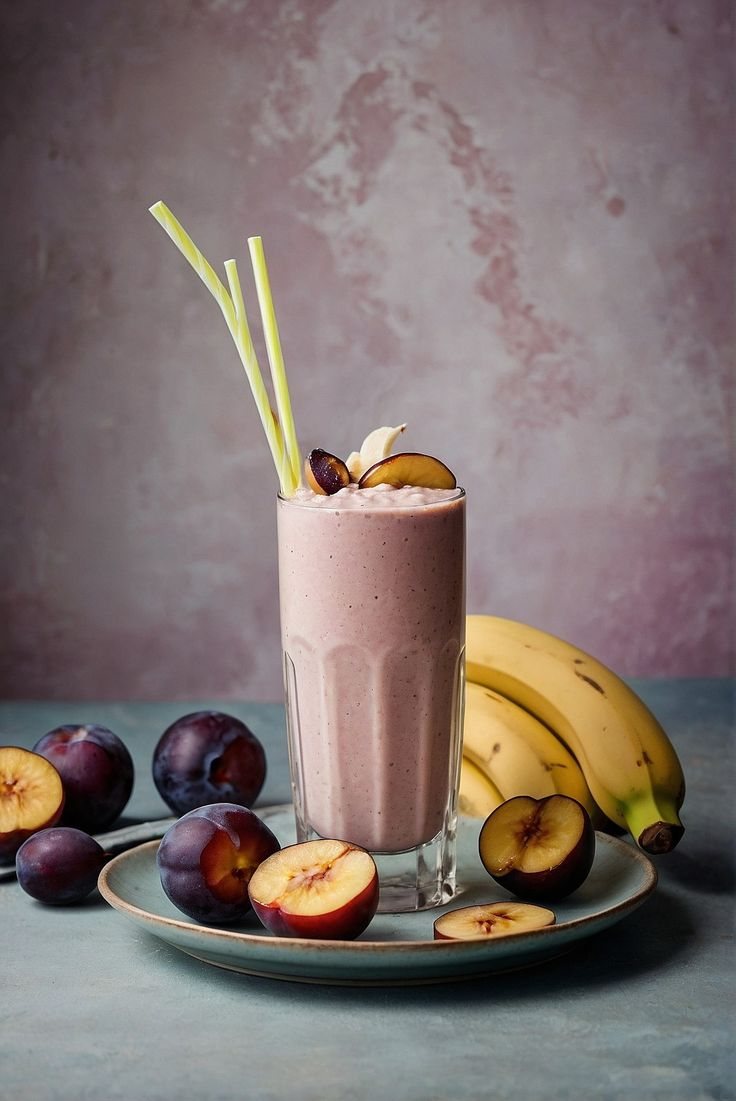 🥤 Smoothie de Prună și banane