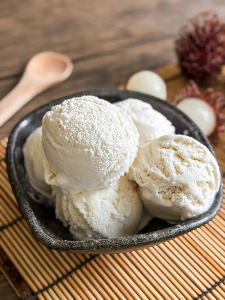🍨 Înghețată de Rambutan de casă