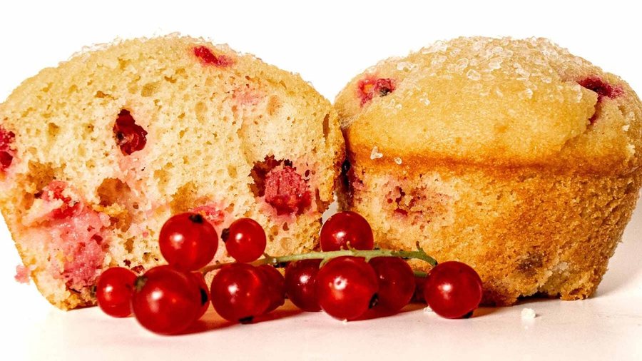 🧁 Muffins cu Coacăz roșu