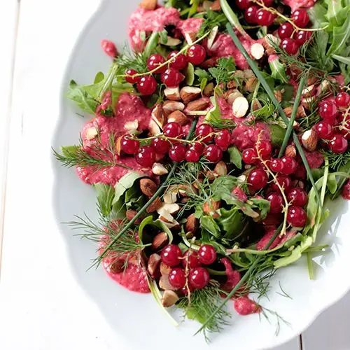 🥗 Salată cu Coacăz roșu și nuci