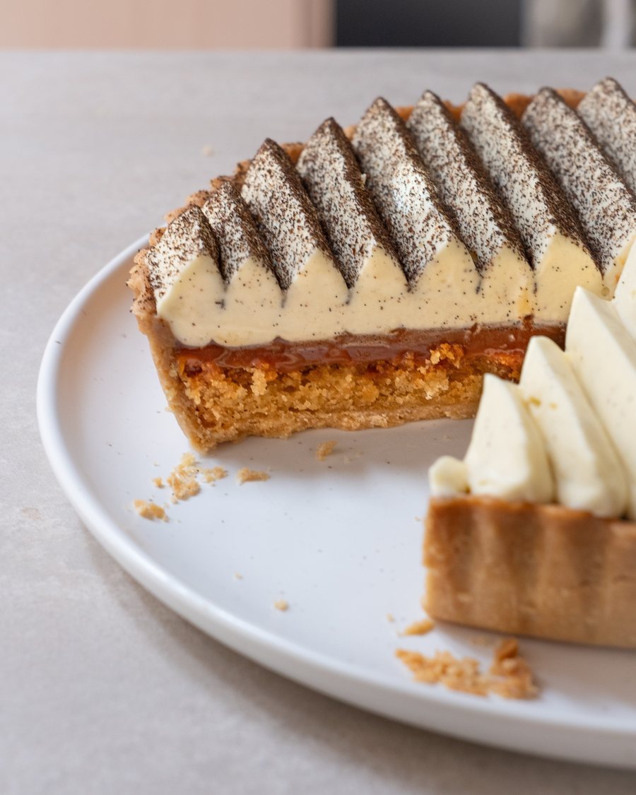 🥧 Tartă cu Santol și cremă de vanilie