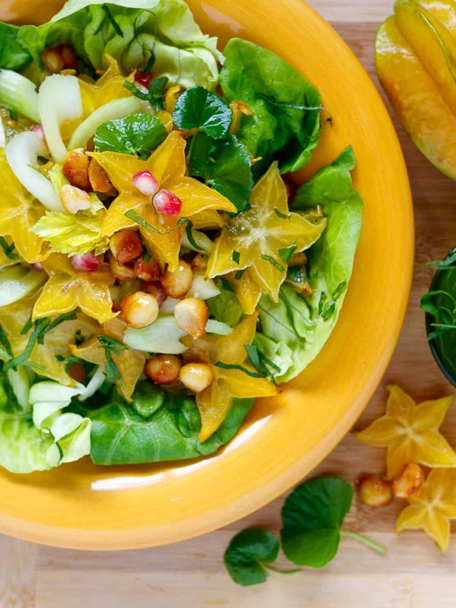 🥗 Salată cu Carambola și nuci