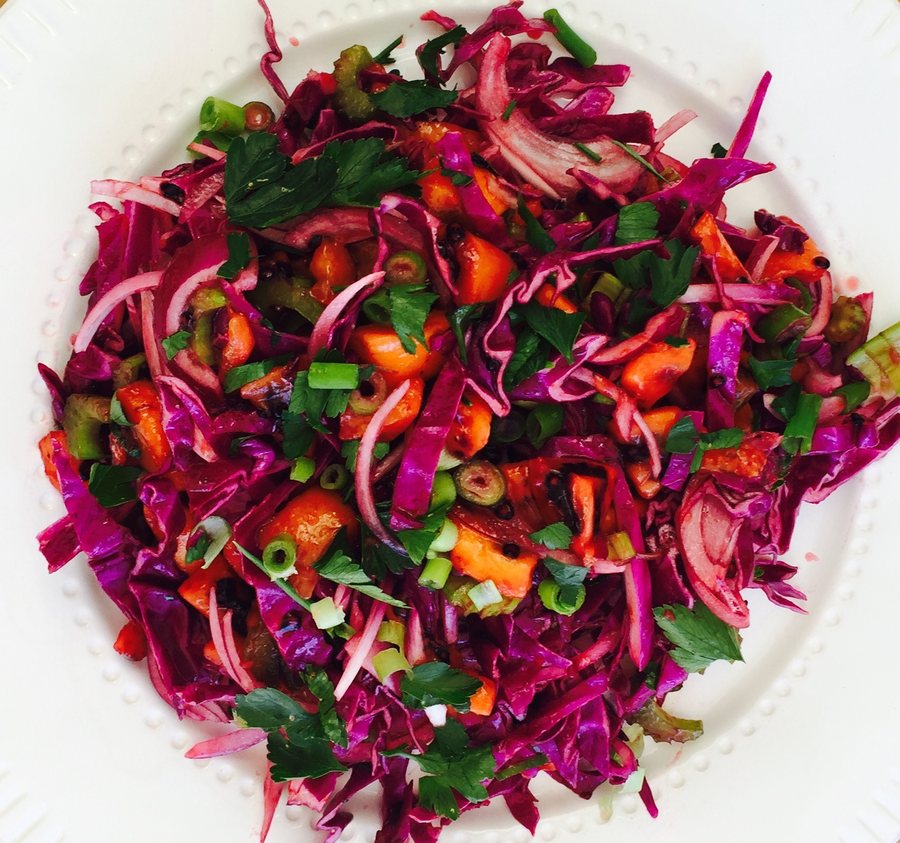 🥗 Salată cu Tamarillo și nuci
