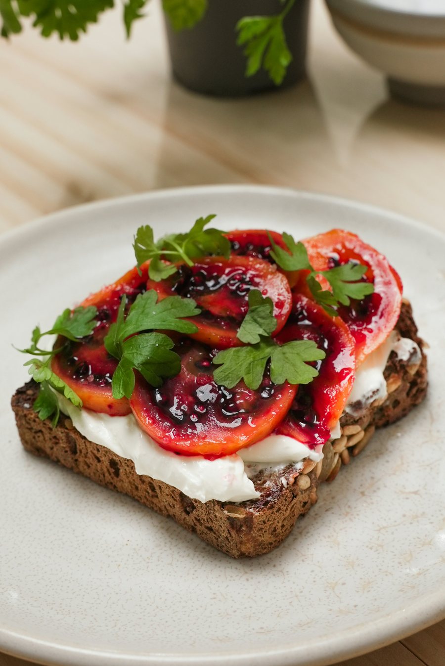 🥪 Sandviș cu brânză și Tamarillo