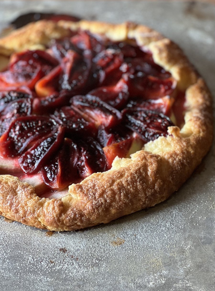🥧 Tartă cu Tamarillo și cremă de vanilie