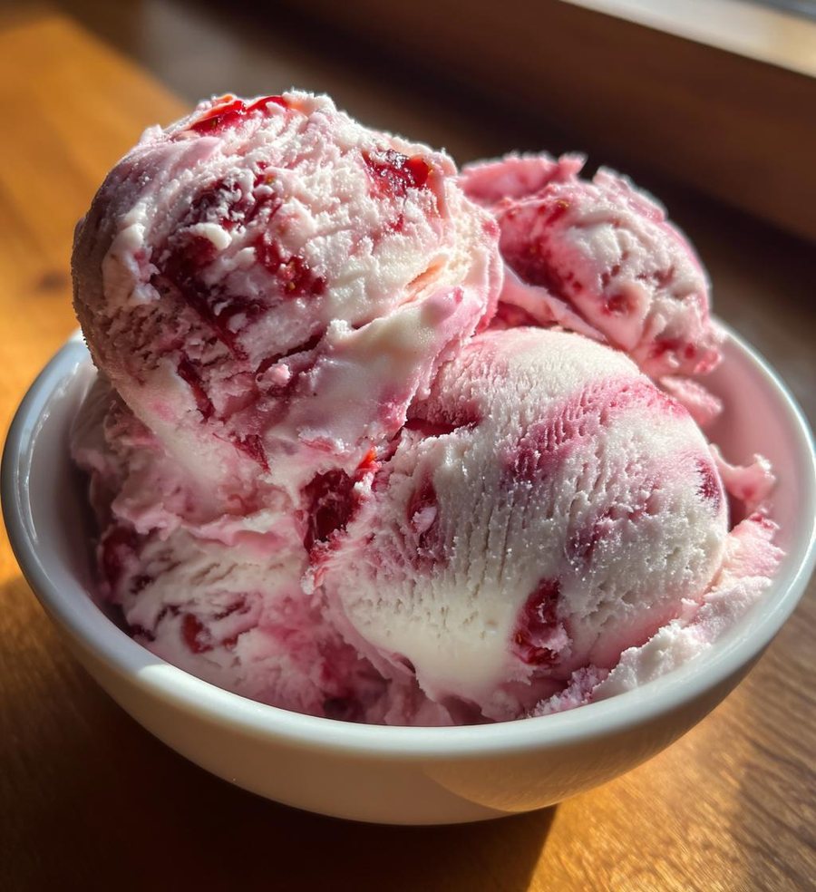🍨 Înghețată de Tayberry de casă