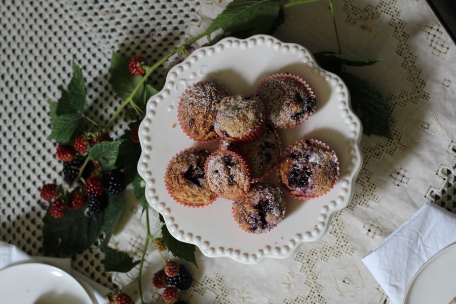 🧁 Muffins cu Tayberry