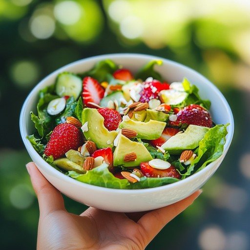 🥗 Salată cu Tayberry și nuci