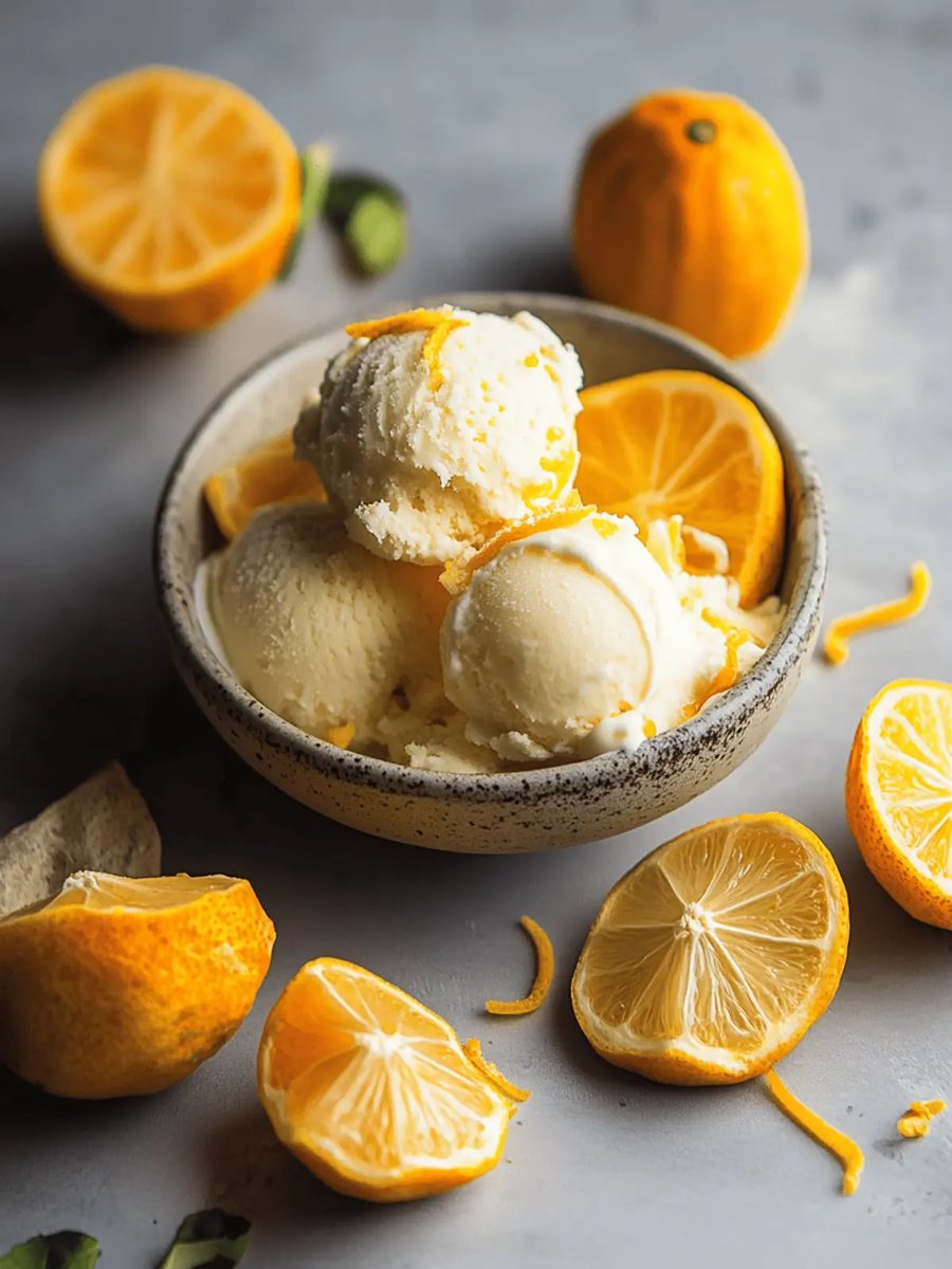 🍨 Înghețată de Yuzu de casă