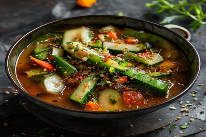 Tocanita de Castravete amar cu legume