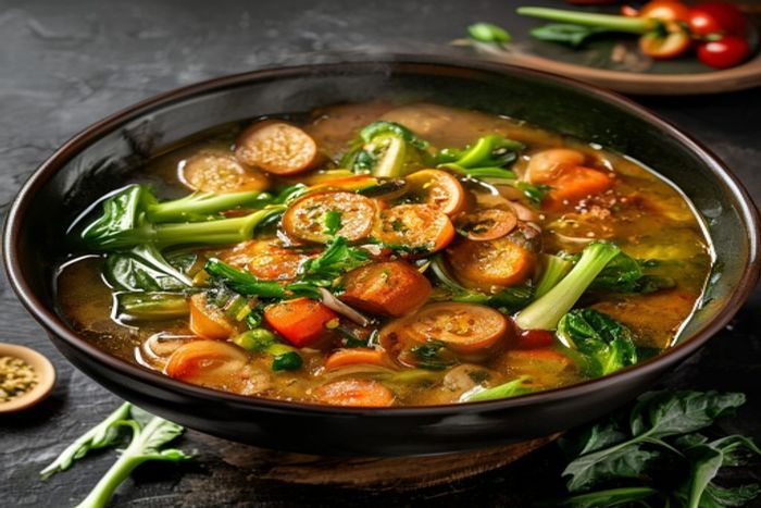 Tocanita de Bok choy cu legume