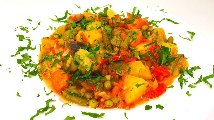 Tocăniță de legume cu busuioc