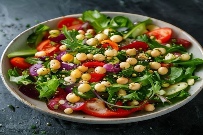 Salata proaspata cu Naut