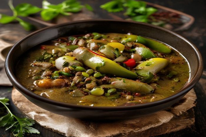 Tocanita de Fasole cu ochi negru cu legume