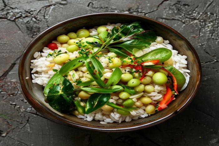 Orez cu Edamame