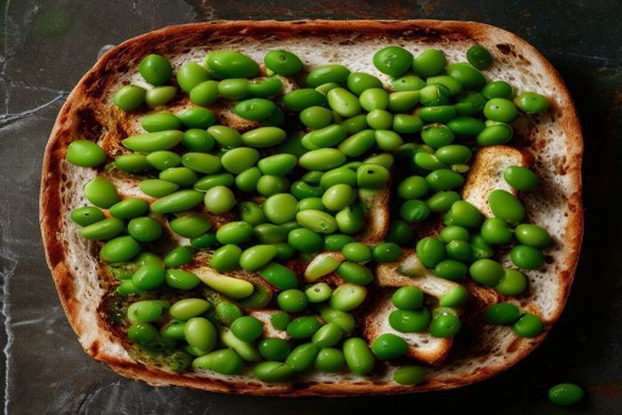 Pasta de Edamame cu verdeata