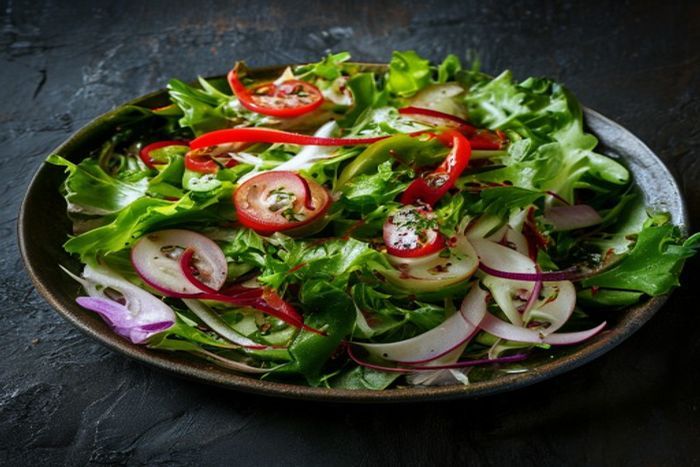 Salata proaspata cu Hrean