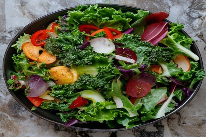 Salata proaspata cu Varza kale