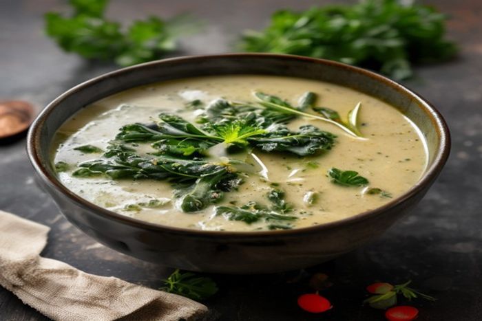 Supa crema de Varza kale