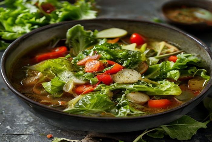 Tocanita de Salata verde cu legume