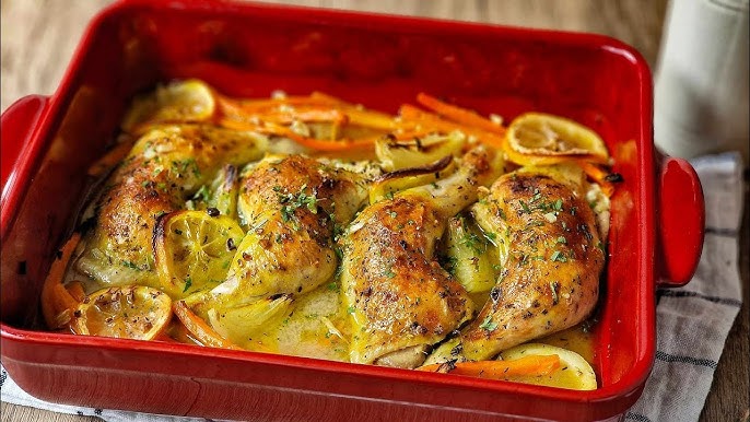 Pui la Cuptor cu Mărar și Lămâie