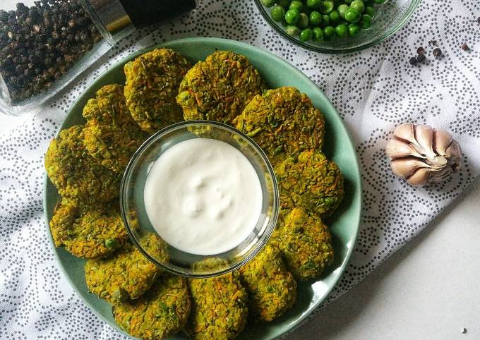 Котлеты из зелёного горошка