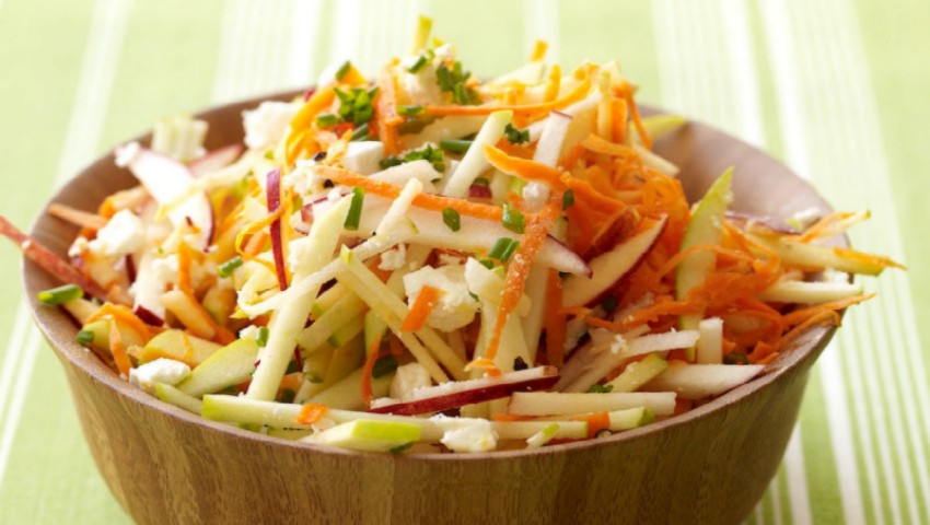 Carrot, Apple & Walnut Salad