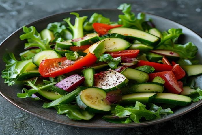 Salata proaspata cu Bame