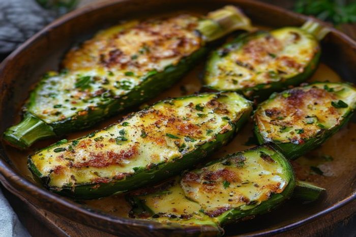 Bame gratinata cu branza