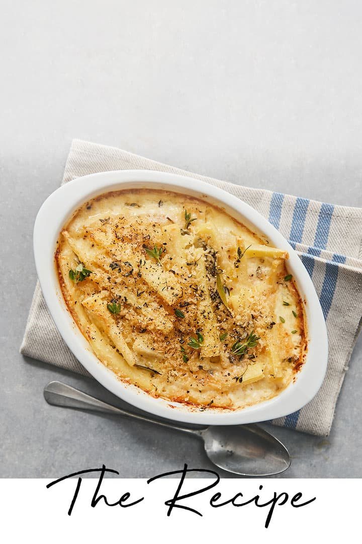 Pastarnac gratinata cu branza