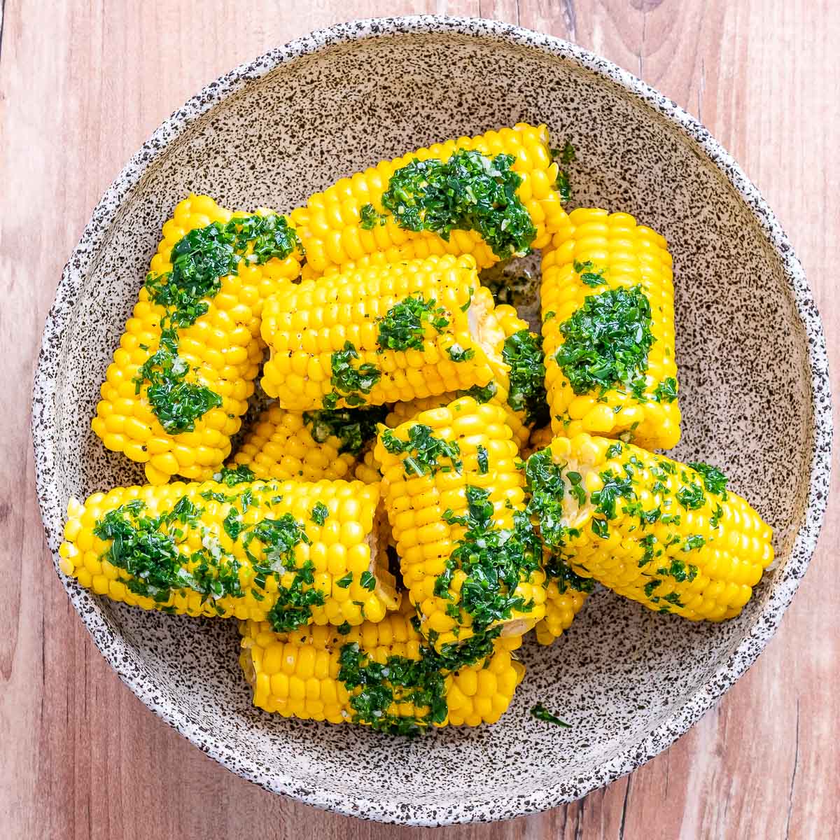 Sautéed Corn with Garlic and Herbs