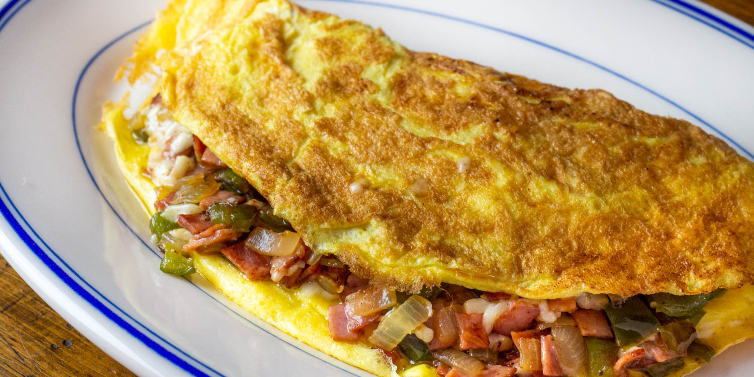 Leek and Cheese Omelette