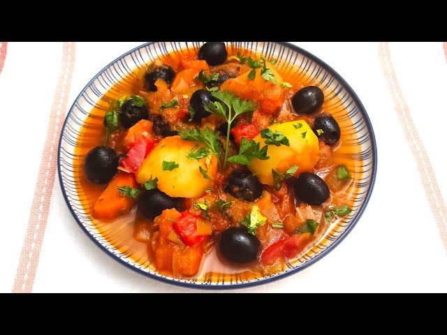 Leek Stew with Olives