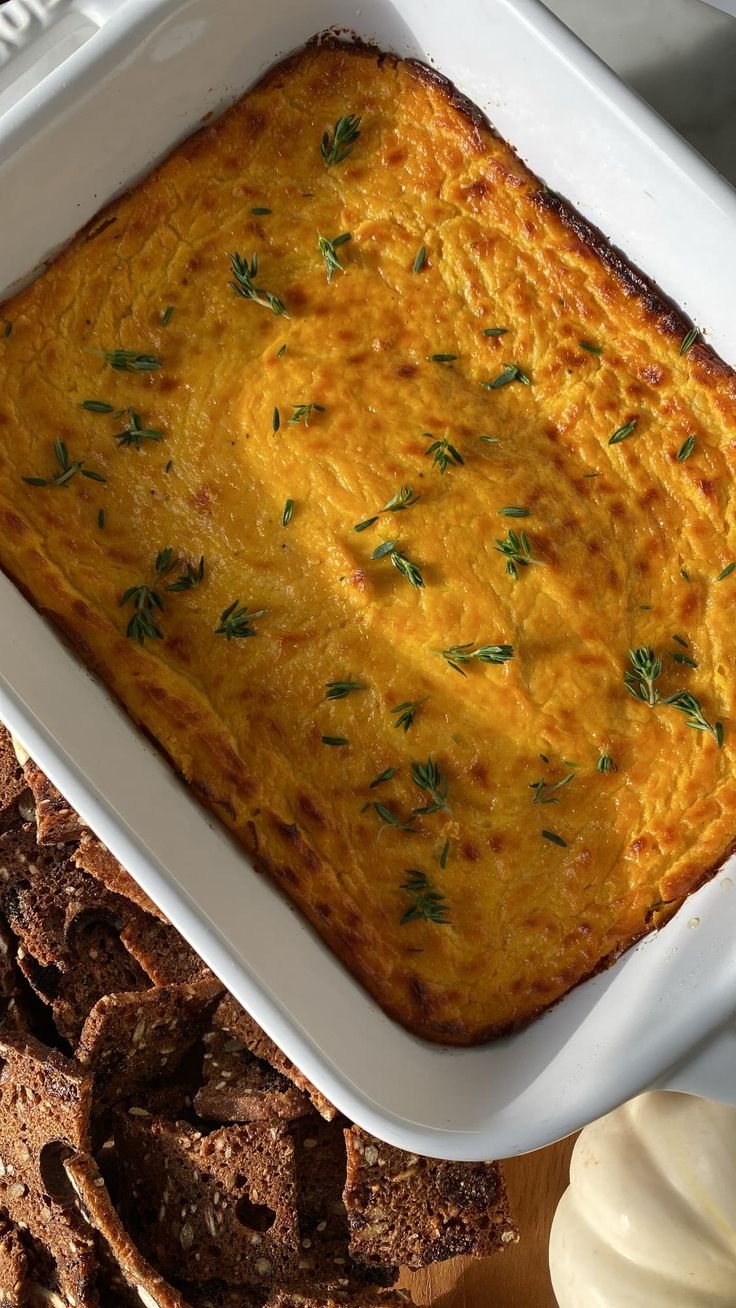 Dovleac gratinata cu branza