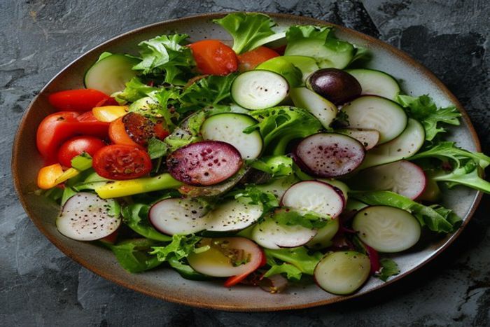 Salata proaspata cu Lufa striata