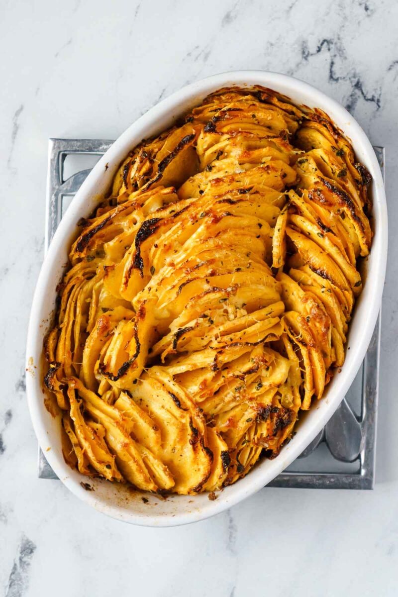 Gulie suedeza gratinata cu branza