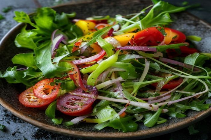 Salata proaspata cu Ceapa verde