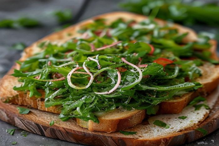 Pasta de Ceapa verde cu verdeata