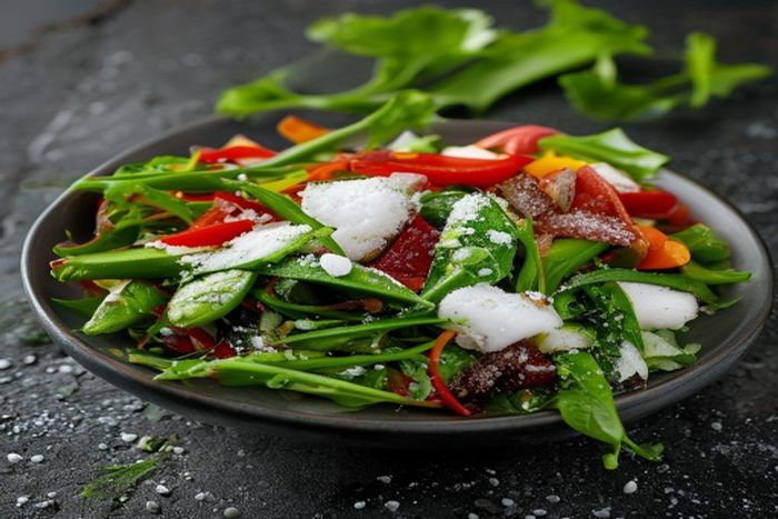 Salata proaspata cu Mazare mangetout