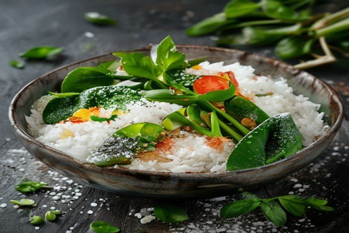 Orez cu Mazare mangetout